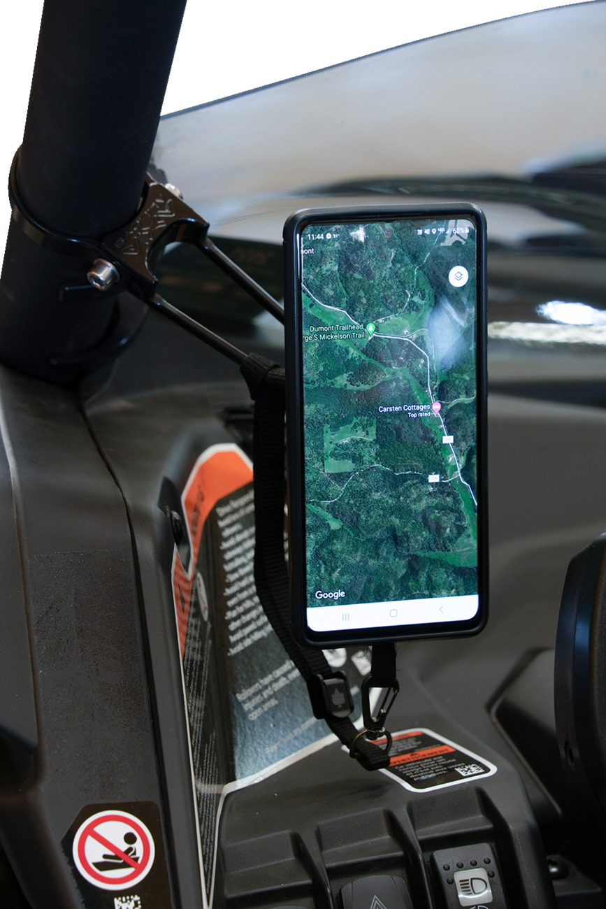Klock Werks Roll Cage Phone Mount - Offset - 1-7/8"