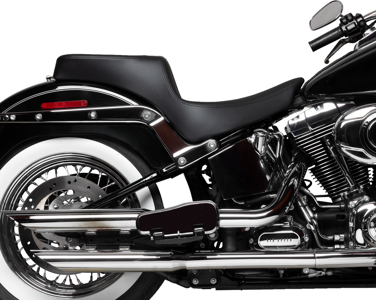 Drag Specialties Seats Performance Predator 2-Up Seat - Solar Leather - Smooth - FL '00-'17