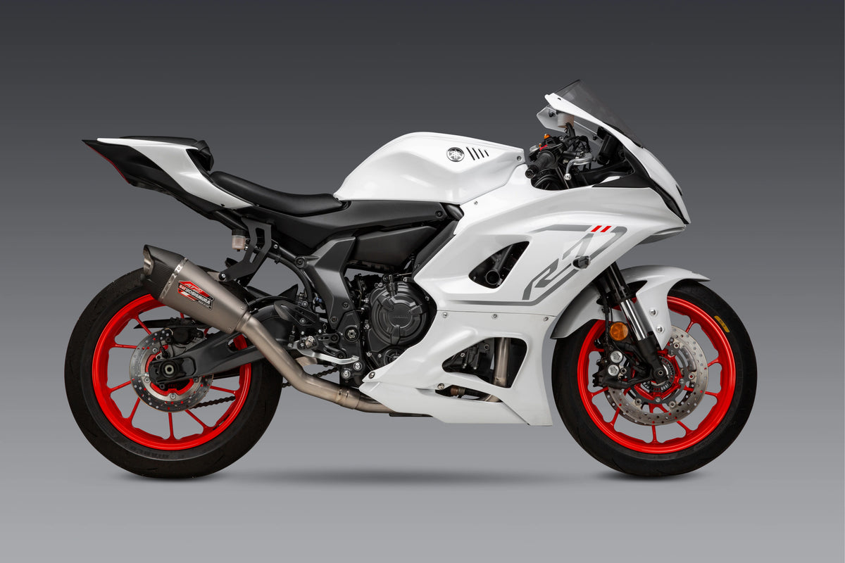 Yoshimura YZF-R7 22-26 Titanium High Mount Muffler Kit
