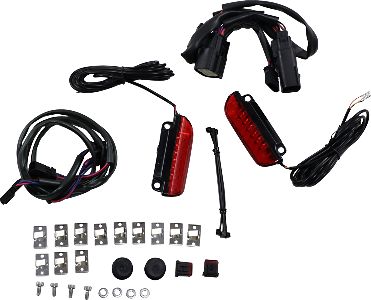 Custom Dynamics Luggage Rack Light Bar - Red