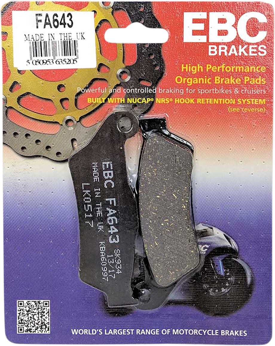 EBC Brakes Organic Brake Pads