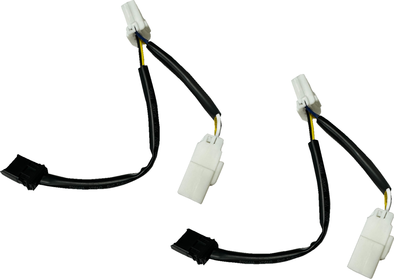 Custom Dynamics Run/Turn Signal Adapter - Front - '06-'13 FLH