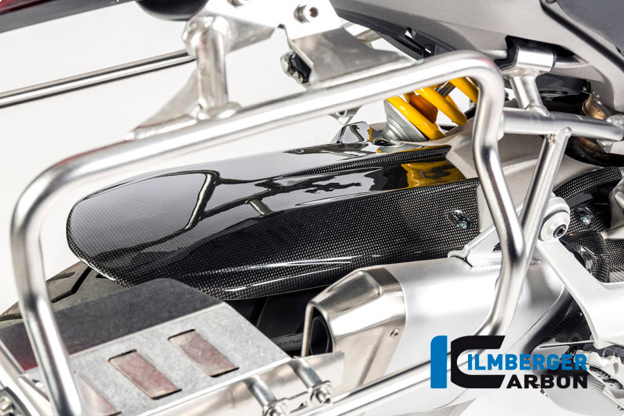 Ilmberger Carbon Rear Hugger Including Upper Chain Guard Ducati MTS 1200 2016 Enduro