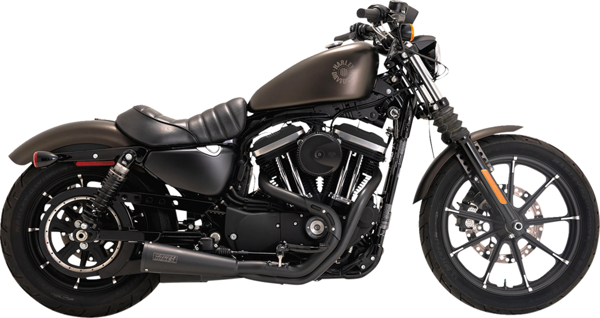 Vance &amp; Hines 2-Into-1 Upsweep PCX™ Exhaust System - Stainless Steel - Black