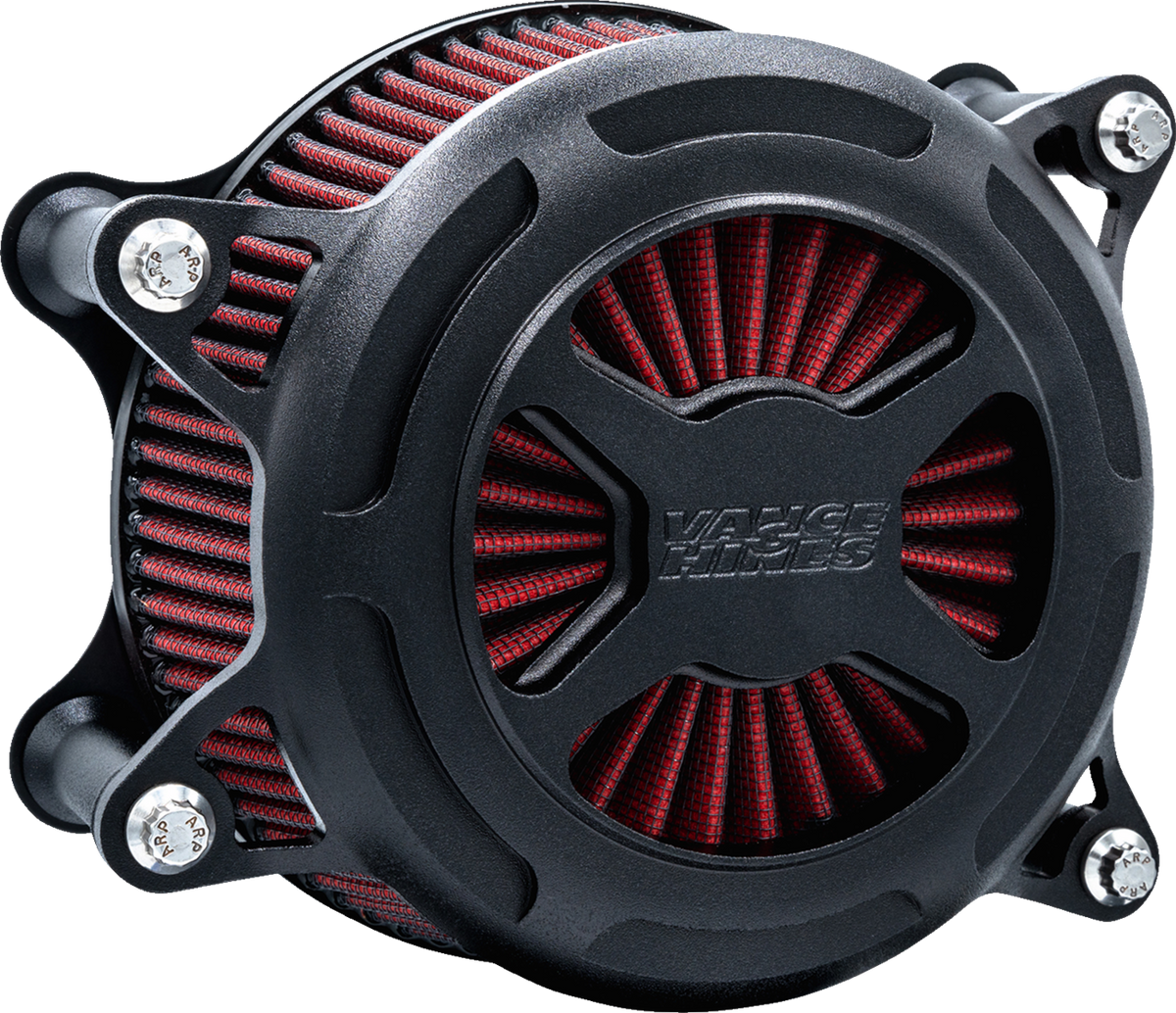 Vance &amp; Hines VO2 X Air Intake Kit - Black Wrinkle