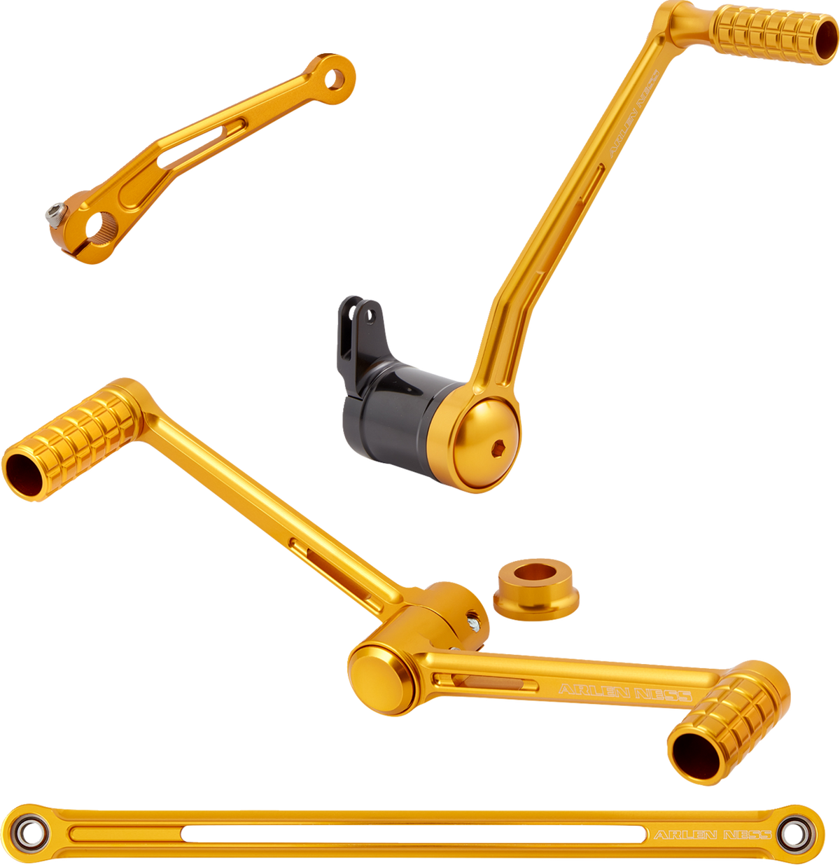Arlen NESS SpeedLiner Foot Control Kit W/ Heel/Toe Shifter - Gold
