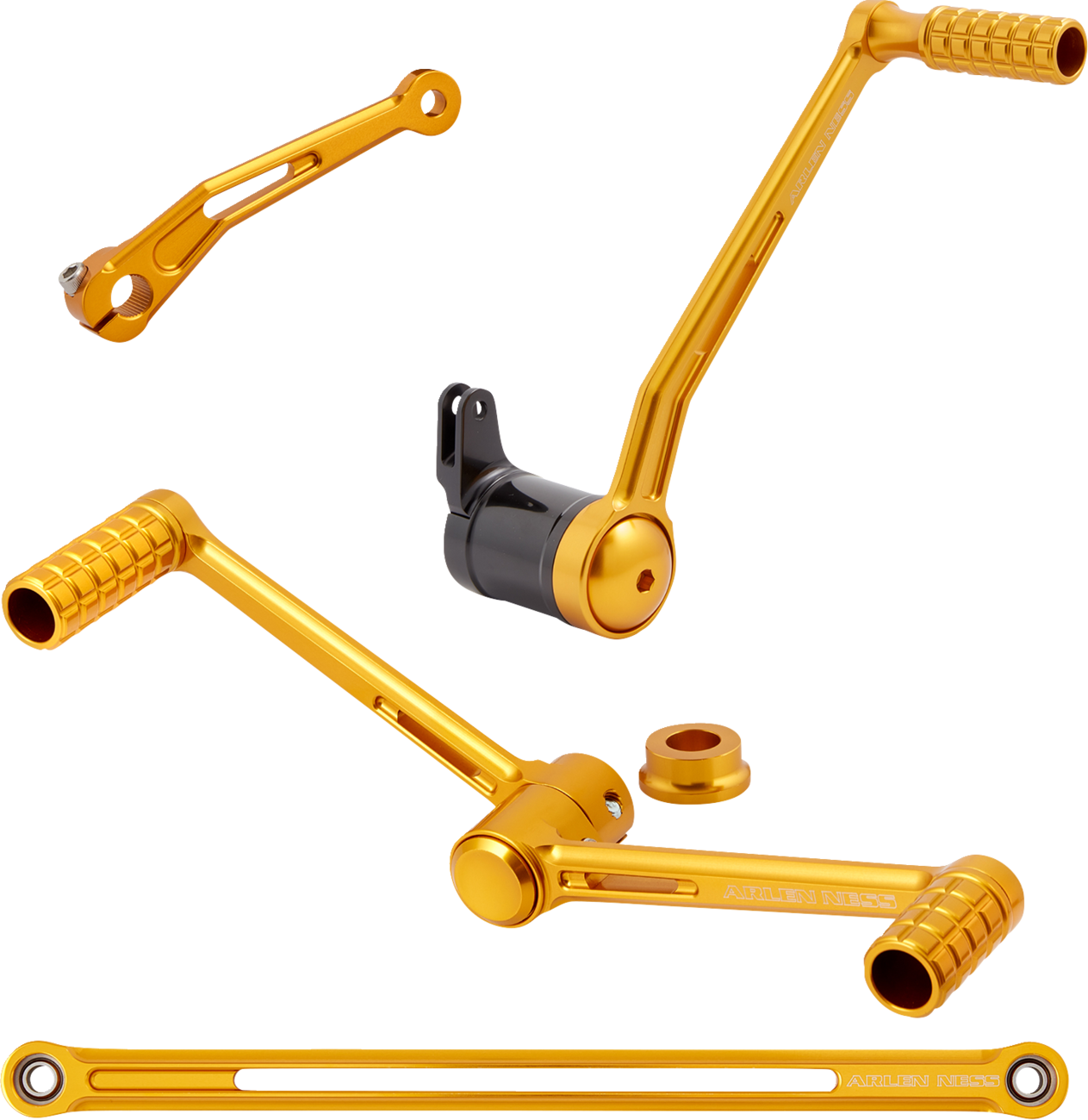 Arlen NESS SpeedLiner Foot Control Kit W/ Heel/Toe Shifter - Gold