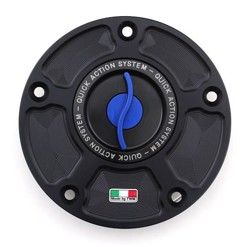 TWM Quick Action CNC Aluminum Gas Cap for Kawasaki - TKPR.03