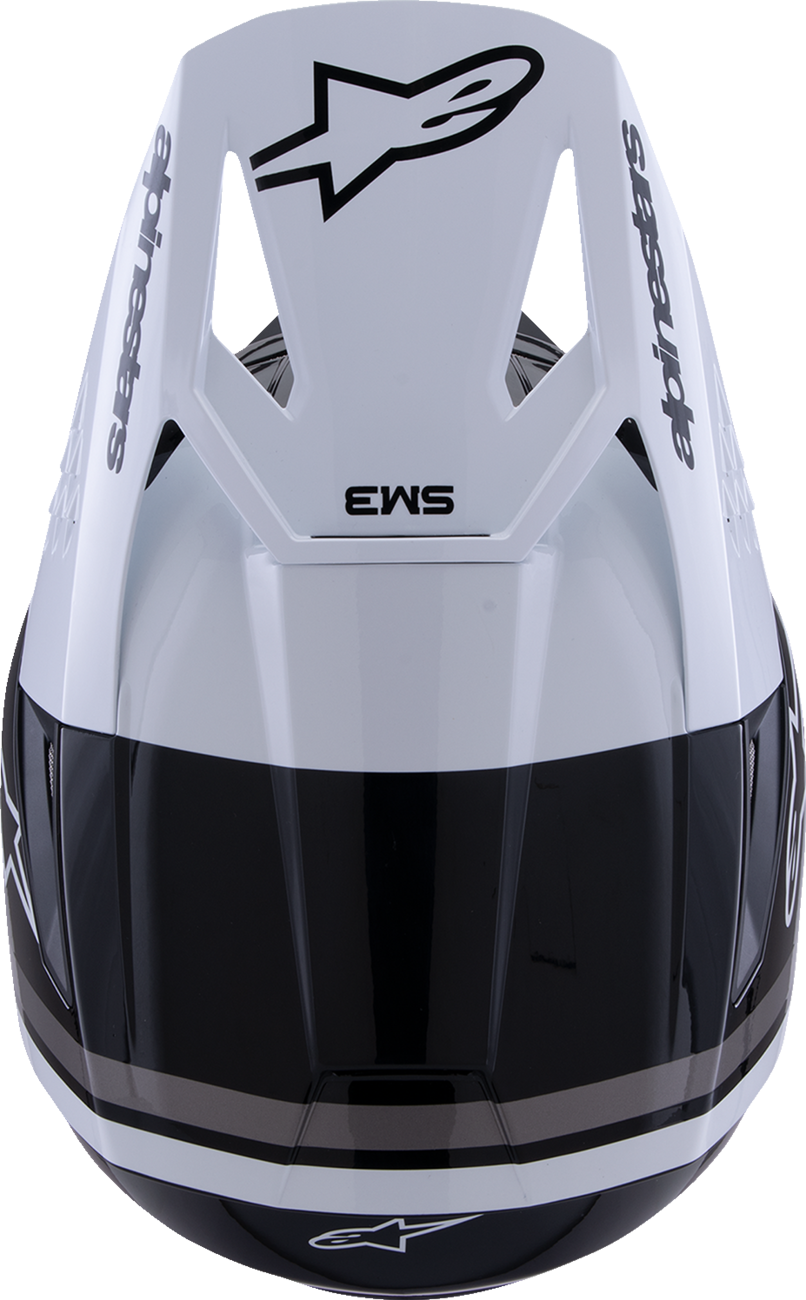 Alpinestars SM3 Helmet - Radium - Gloss Black/White/Gray - XS