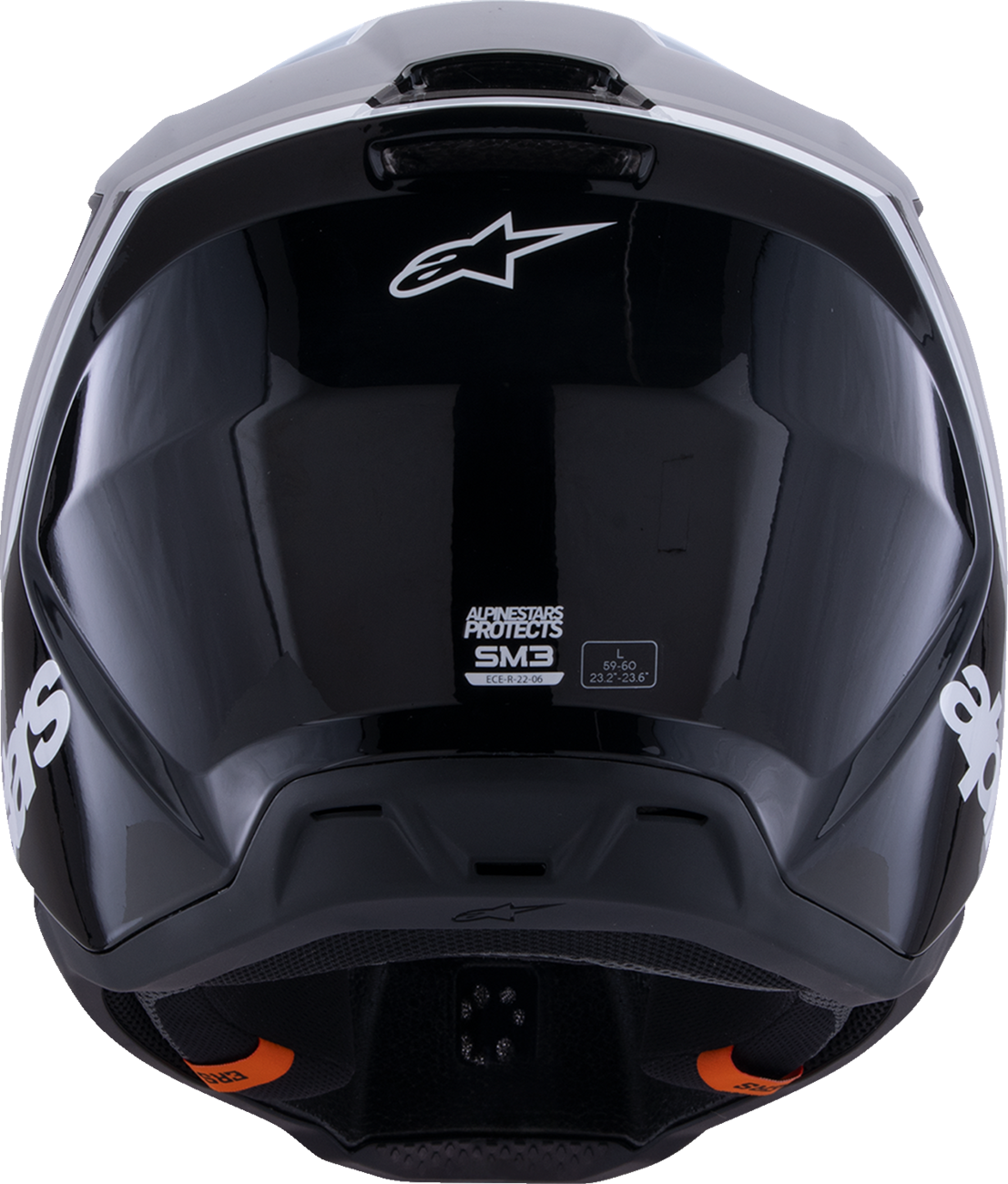 Alpinestars SM3 Helmet - Radium - Gloss Black/White/Gray - Large