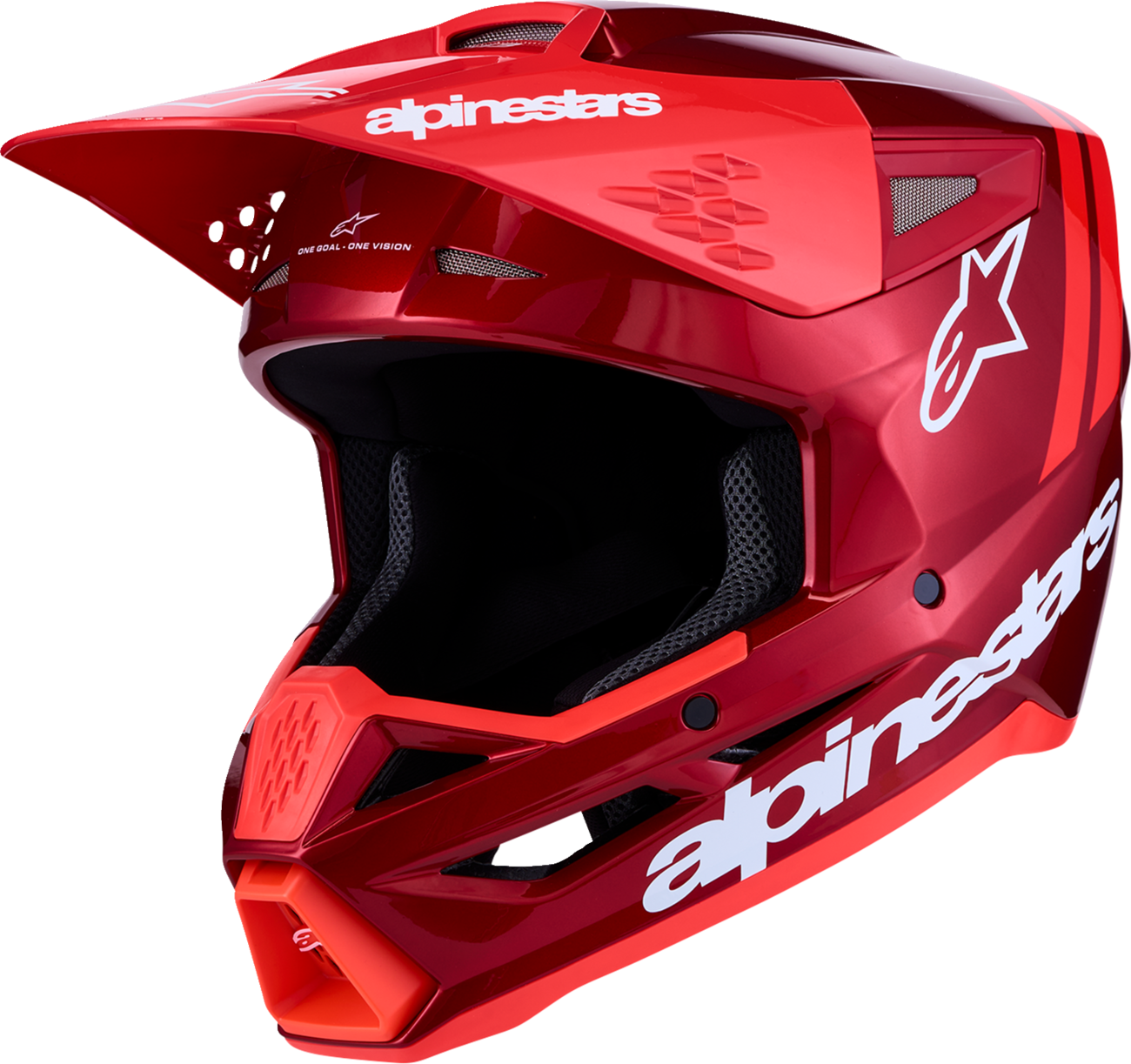 Alpinestars SM3 Helmet - Radium - Red/Red Fluo/White - XS