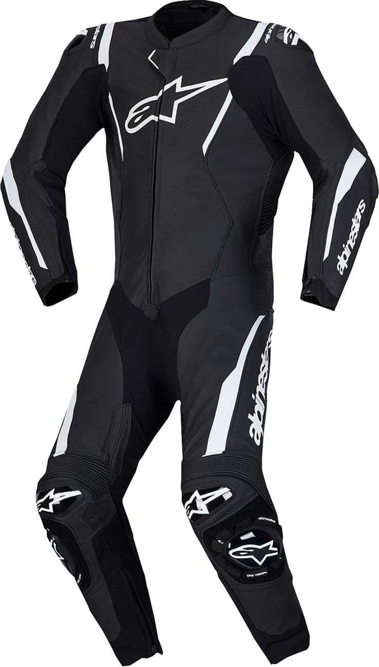 Alpinestars Missile V3 1-Piece Leather Suit - Black/White - US 38 / EU 48