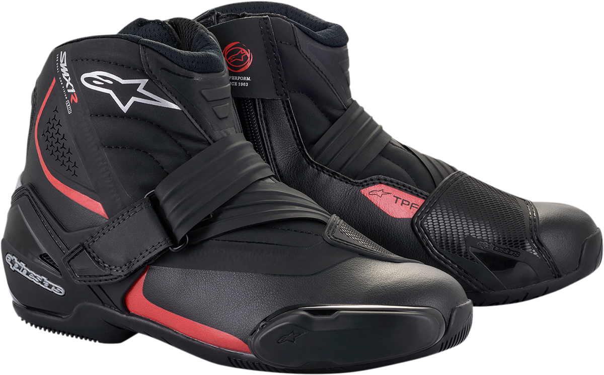 Alpinestars SMX-1 R V2 Boots - Black/Red - US 6 / EU 39