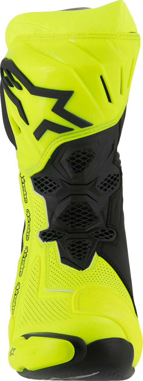 Alpinestars Supertech R Vented Boots - Fluorescent Yellow/Black - US 8 / EU 42