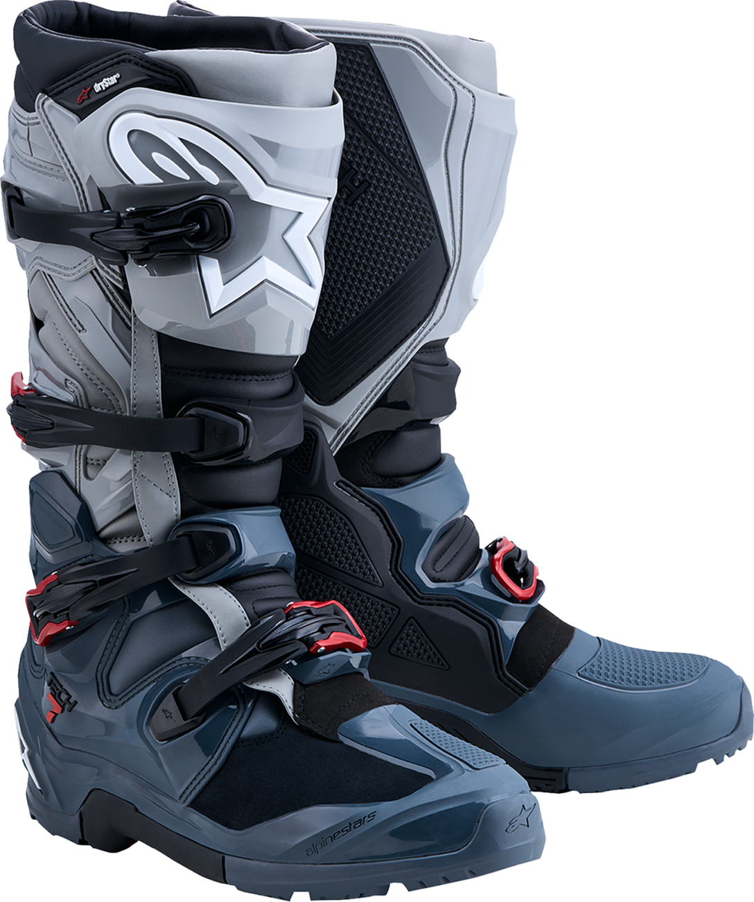 Alpinestars Tech 7 Enduro Drystar® Boots - Dark Gray/Red - US 12 / EU 47
