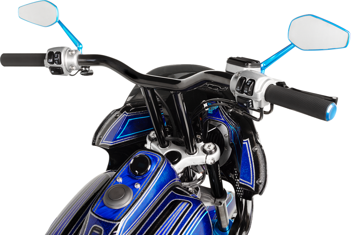 Arlen NESS Knurled Grips - Cable - Blue