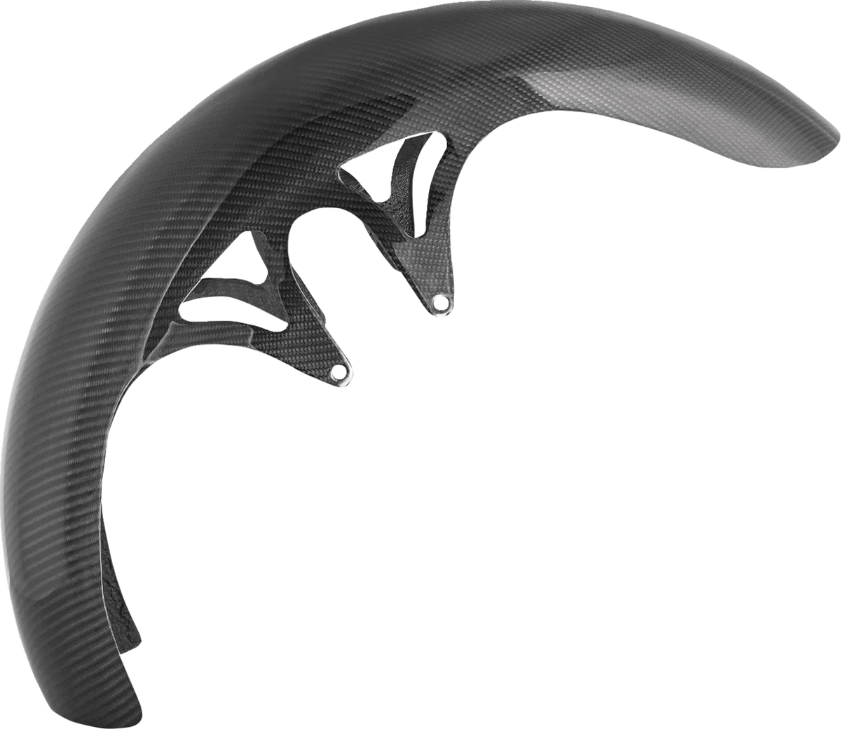 Arlen NESS Front Fender - Wrapper - 21" - Carbon Fiber/Gloss - HD Touring '14-'25