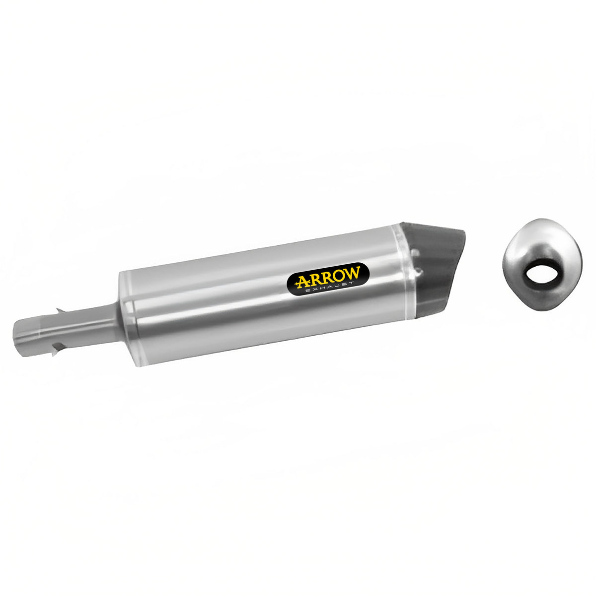 Arrow 72612AK Maxi Race-Tech Approved Aluminium Slip On With Carbon End Cap