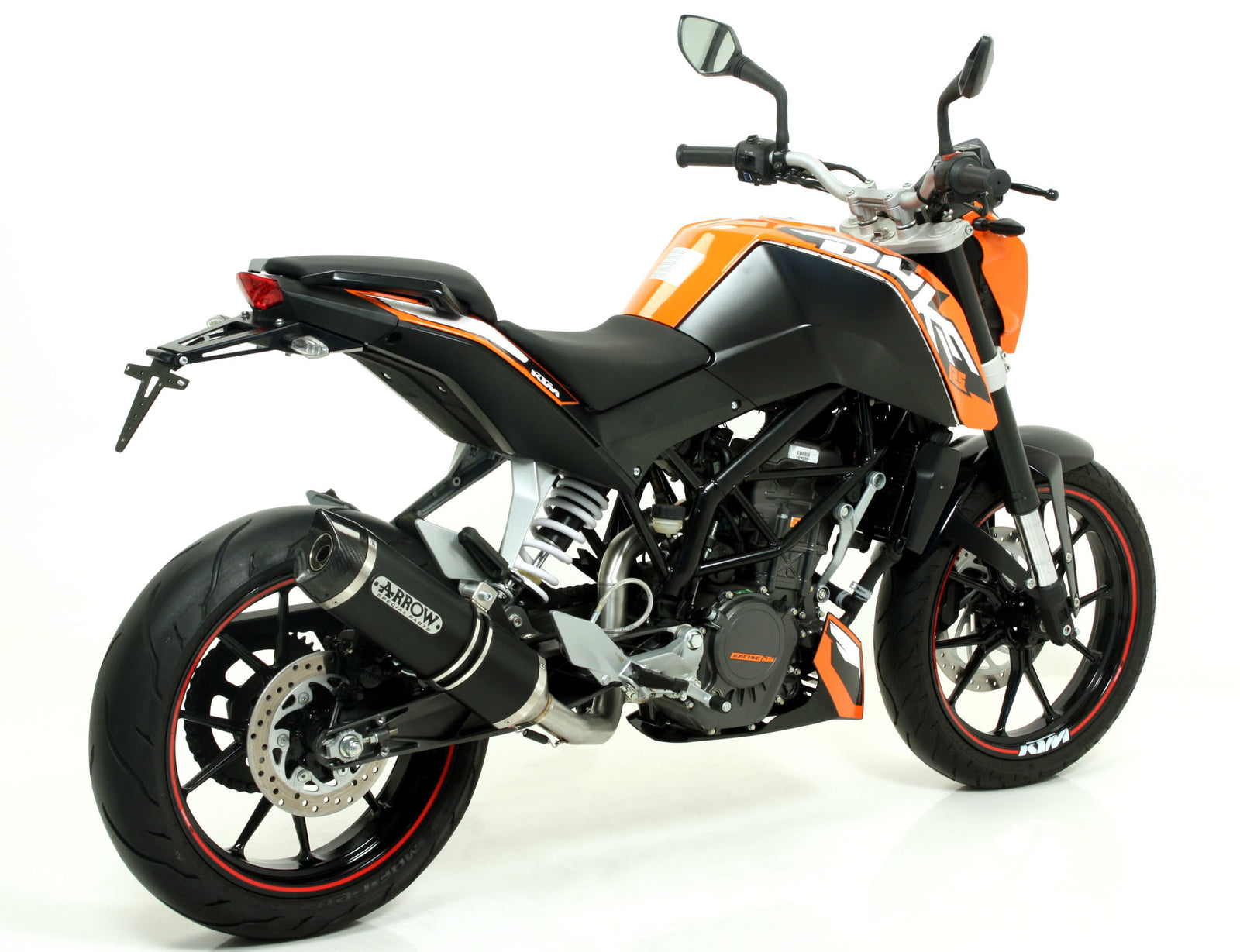 Street Thunder Aluminium Dark" Slip On With Carbon End Cap"