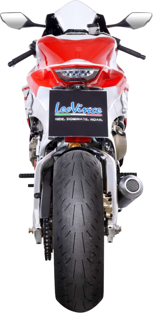 LeoVince LV-10 Slip-On Muffler - Black Stainless Steel - CBR1000RR