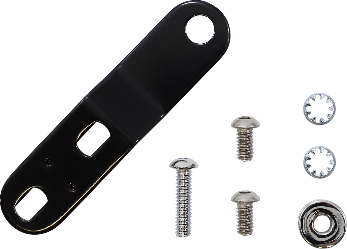 Le Pera Bare Bones Pillion Pad - Smooth - Black - FL/FX '18-'23