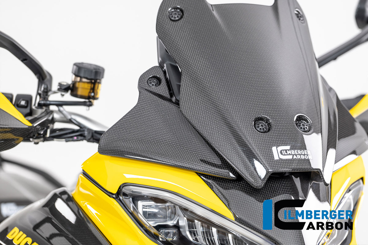 Ilmberger Carbon Wind Deflector On Cockpit Right Carbon Glossy Ducati Multistrada V4 2025