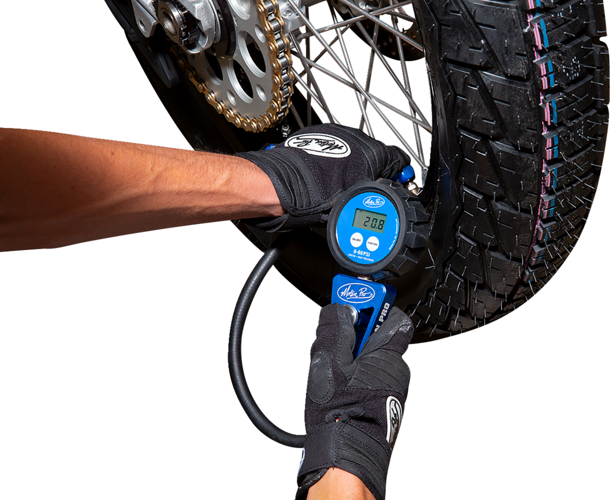 Motion Pro Tire Pressure Gauge - Digital - 60 Psi