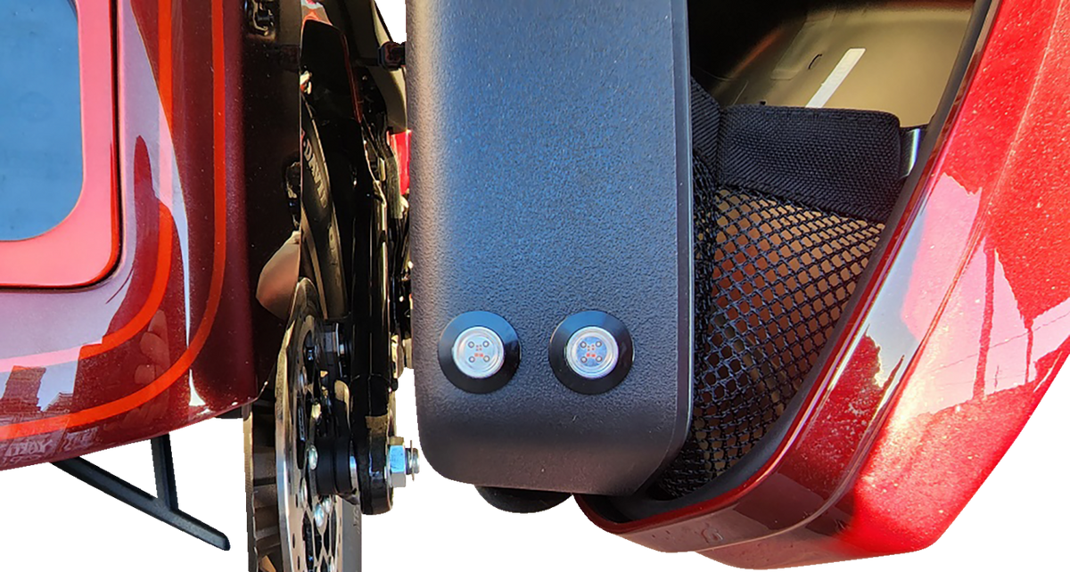 Paul Yaffe Bagger Nation Lightning Bolts Kit - Run/Brake/Turn - Black