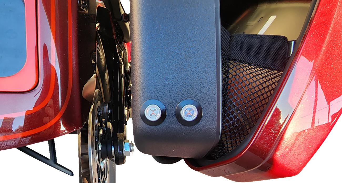 Paul Yaffe Bagger Nation Lightning Bolts Kit - Run/Brake/Turn - Black