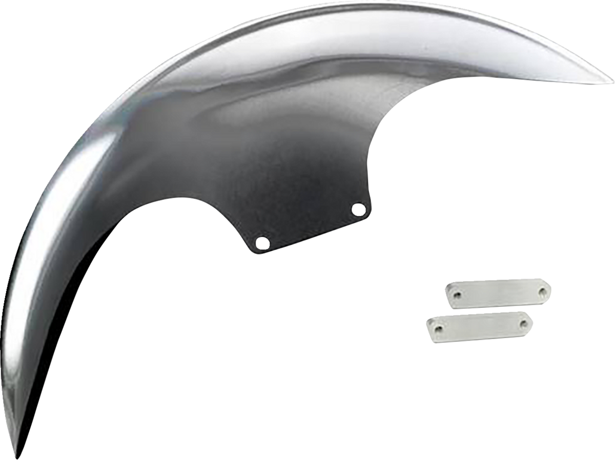 Paul Yaffe Bagger Nation Cafe Front Fender - 21" - Satin Adaptors