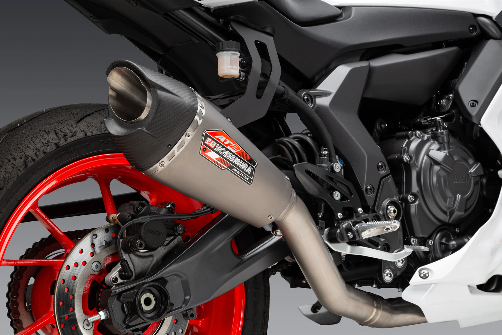 Yoshimura YZF-R7 22-26 Titanium High Mount Muffler Kit