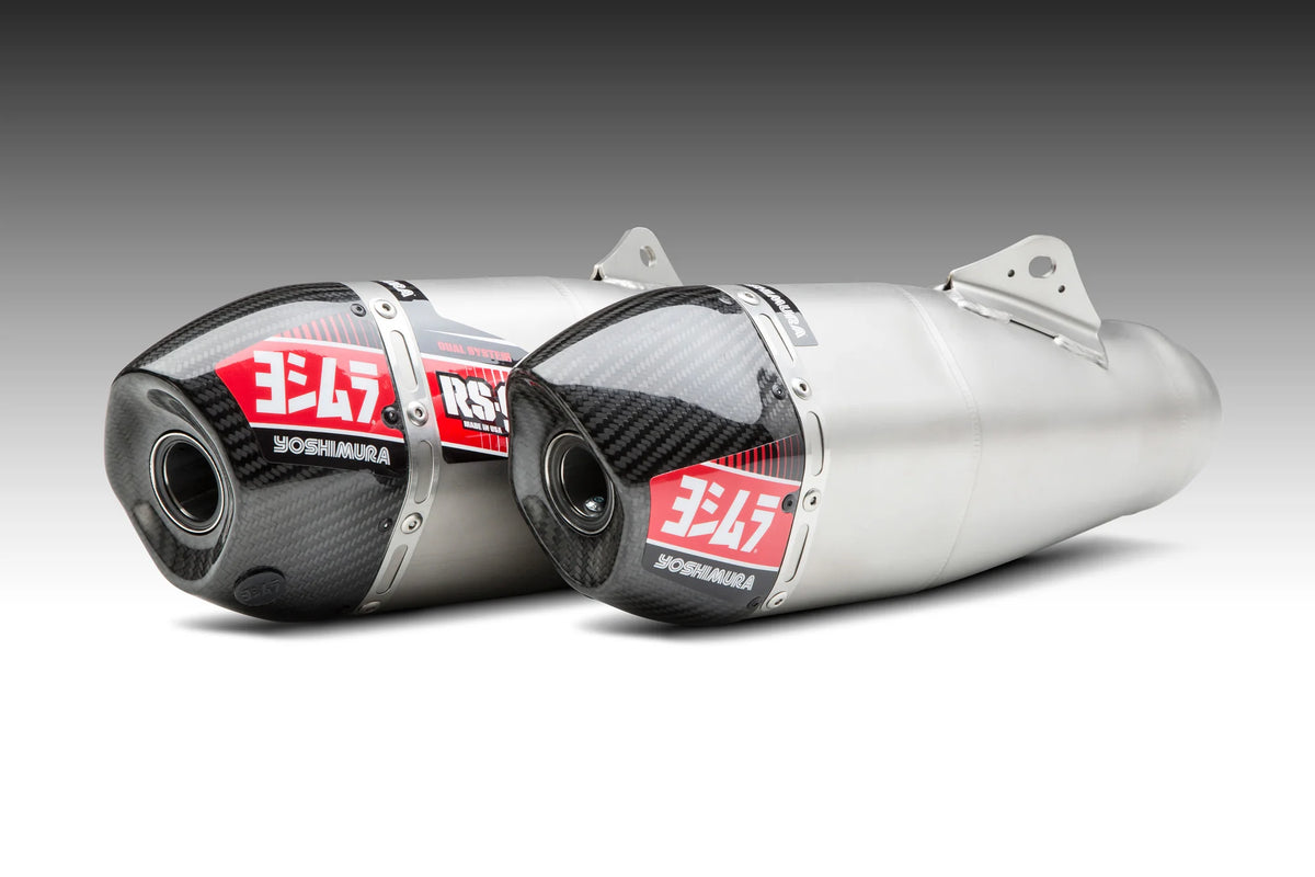 Yoshimura CRF450R/RX 17-20 / CRF450R-S 2022 RS-9T Stainless Full Exhaust, W/ Stainless Mufflers