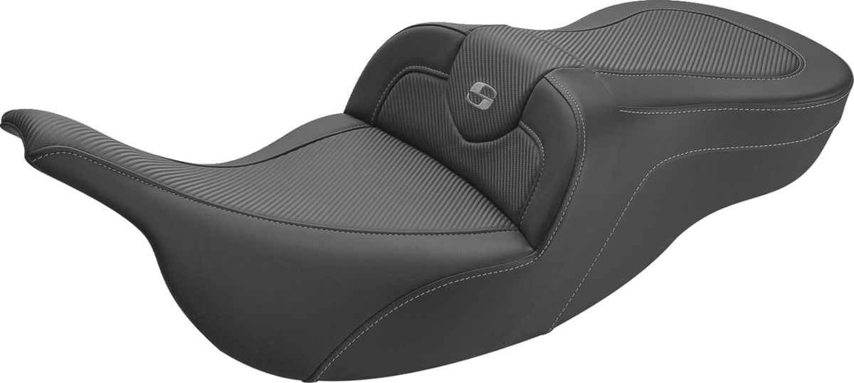 Saddlemen Roadsofa™ Seat - Carbon Fiber - Without Backrest - '97-'07 FL