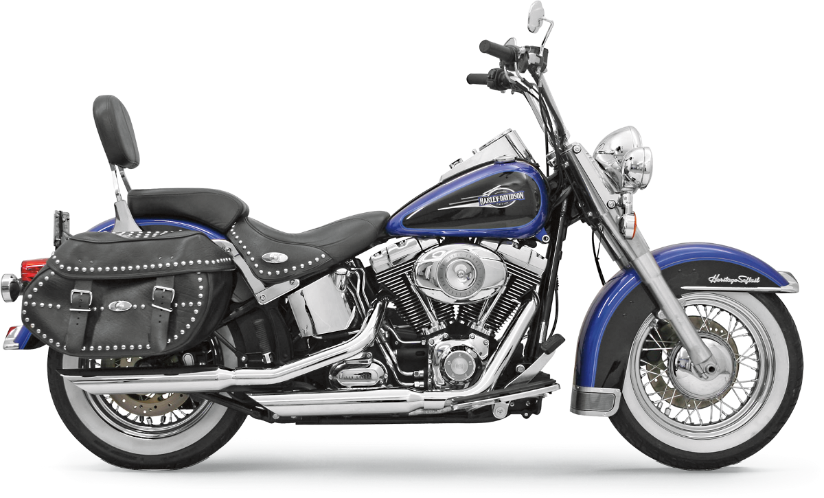Bassani Xhaust 3" Firepower Series Slip-On Mufflers - Chrome - Slash-Down - Softail '07-'17