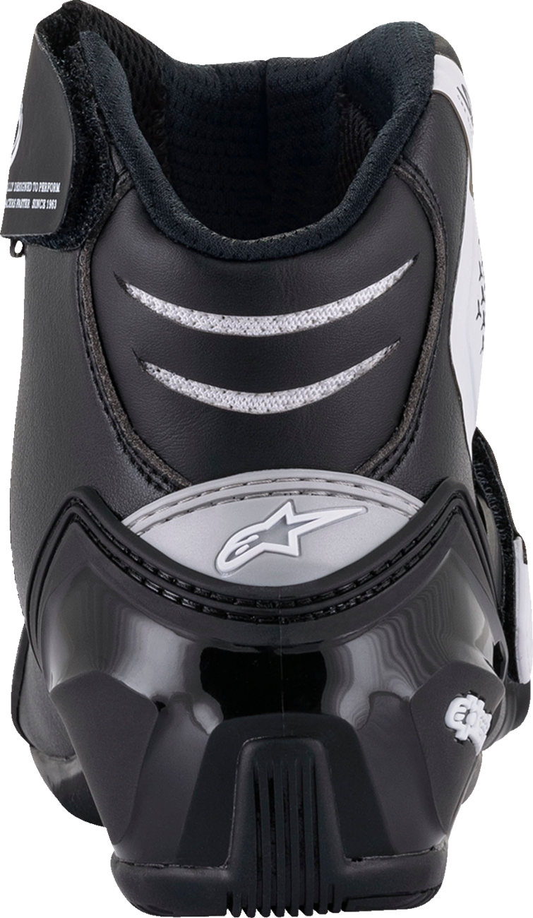 Alpinestars SMX-1 R V2 Boots - Black/White - US 11.5 / EU 46