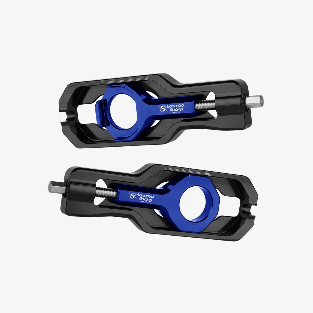 Bonamici Racing Chain Adjuster - Yamaha YZF R1 - MT-10 - BLUE