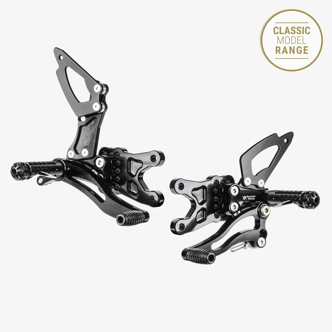 Bonamici Racing Adjustable Rearsets - Suzuki GSX-R 1000