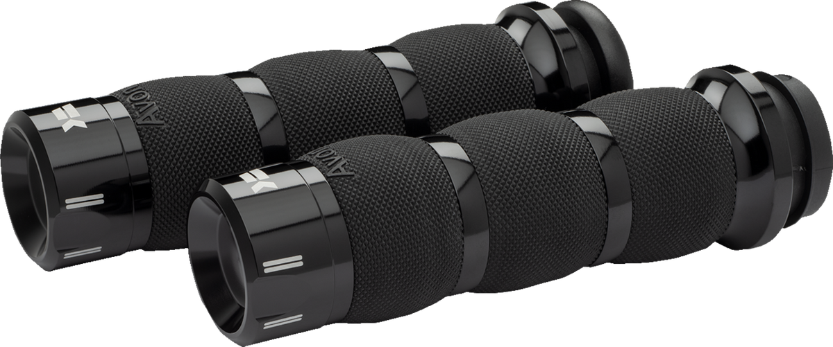 Khrome Werks Klassic Grips - Air Cushion - Cable - Black