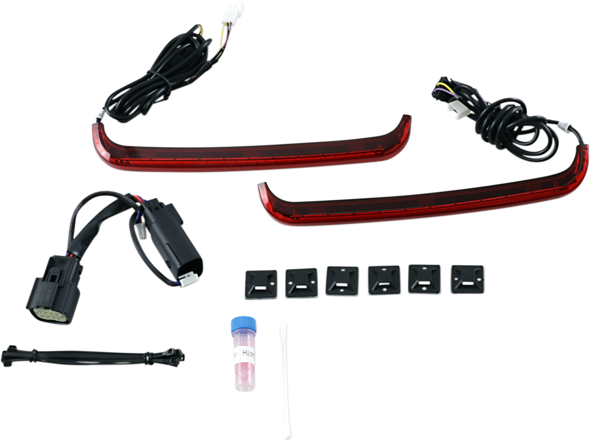 Custom Dynamics Saddlebag Lights - '09-'13 Red Lens