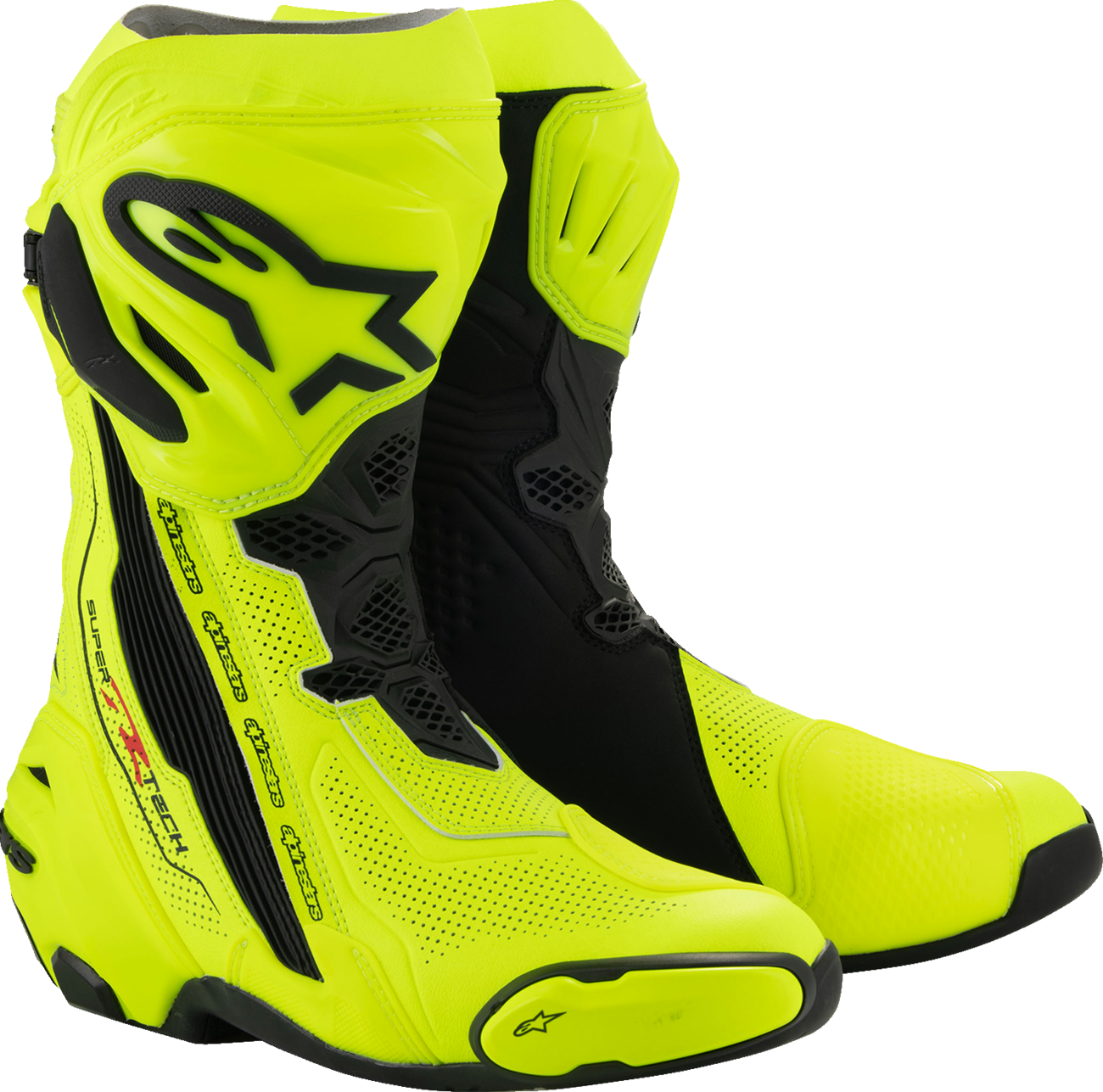 Alpinestars Supertech R Vented Boots - Fluorescent Yellow/Black - US 6.5 / EU 40