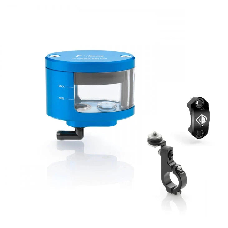 Rizoma Next Complete Front Brake Fluid Reservoir Kit For BMW M1000XR - Blue