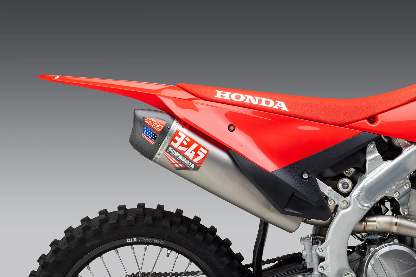 Yoshimura CRF250R/RX 25-26 RS-12 Titanium Full Exhaust, W/ Titanium Muffler