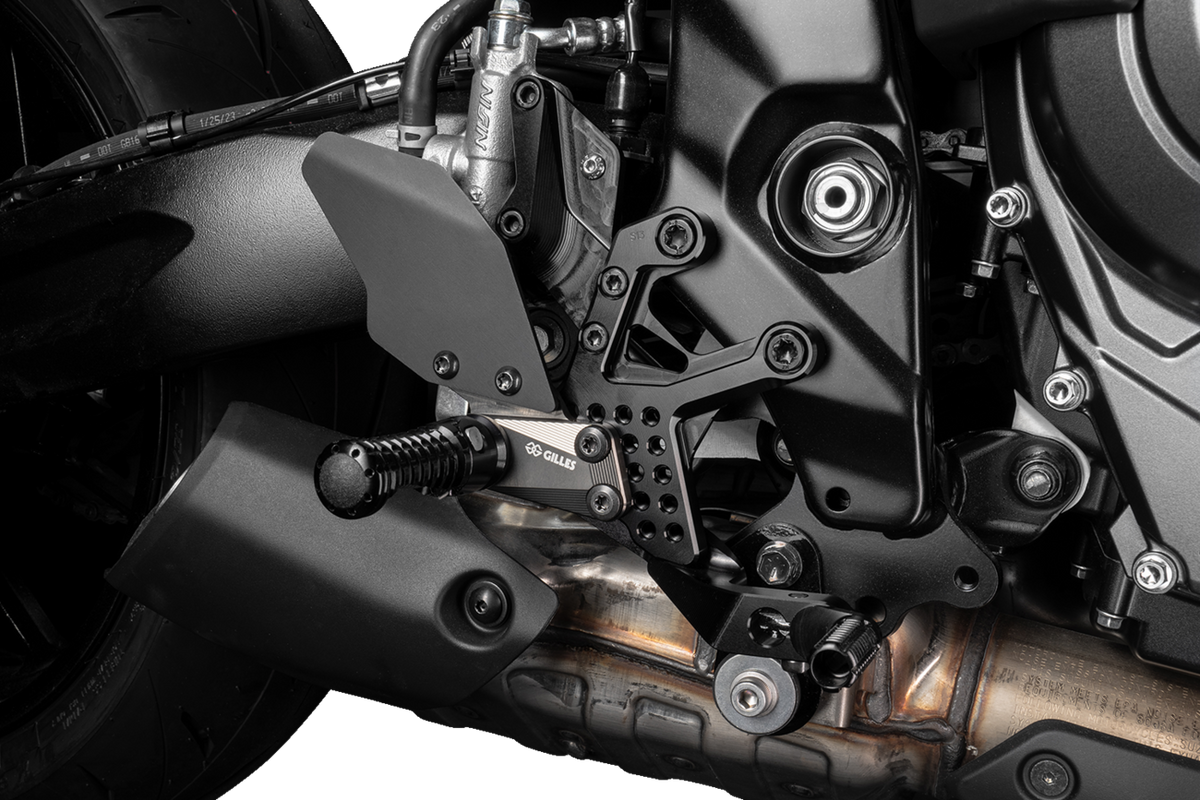 Gilles Tooling Adjustable Rearset - AS31GT3 - Black