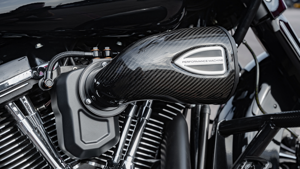 Performance Machine (PM) C4 Series Air Cleaner Kit - Black Ops™ - Twin Cam Throttle By Wire
