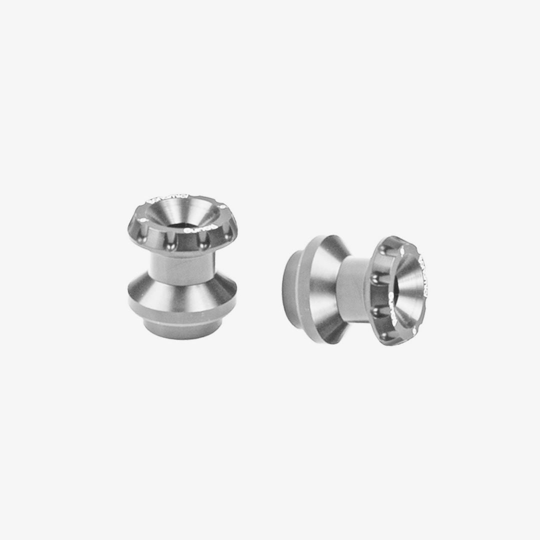 Bonamici Racing Swingarm Spools - Classic - Ø 6mm - Silver