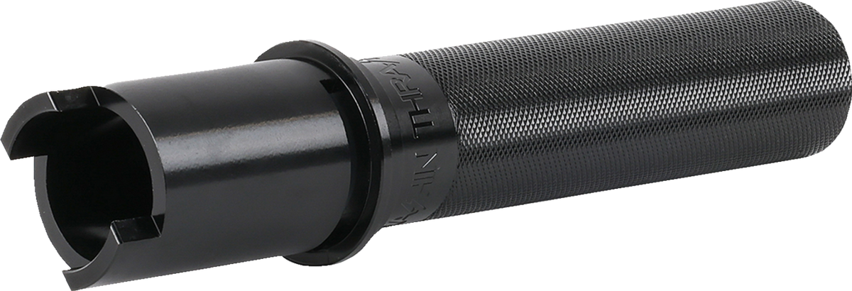 Thrashin Supply CO. Throttle Tube - Knurled - 1" - Gen 2 TBW - Black