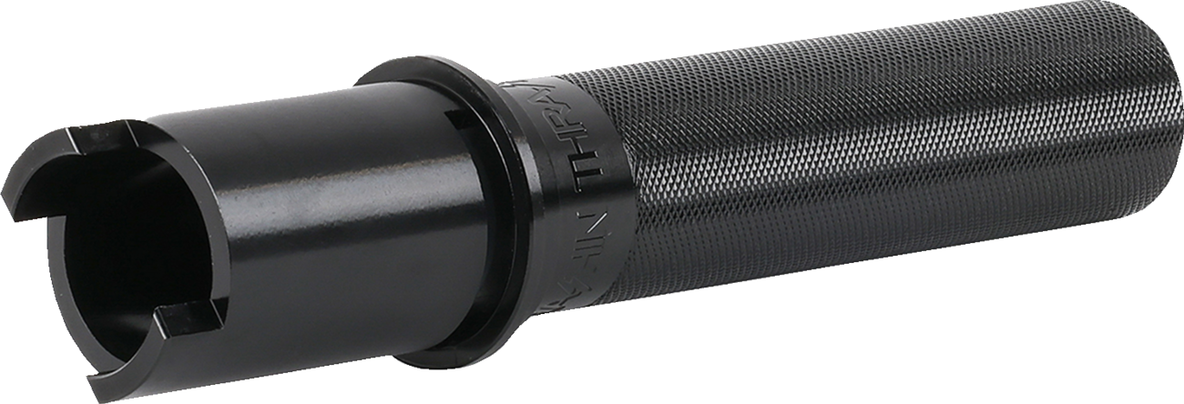 Thrashin Supply CO. Throttle Tube - Knurled - 1" - Gen 2 TBW - Black