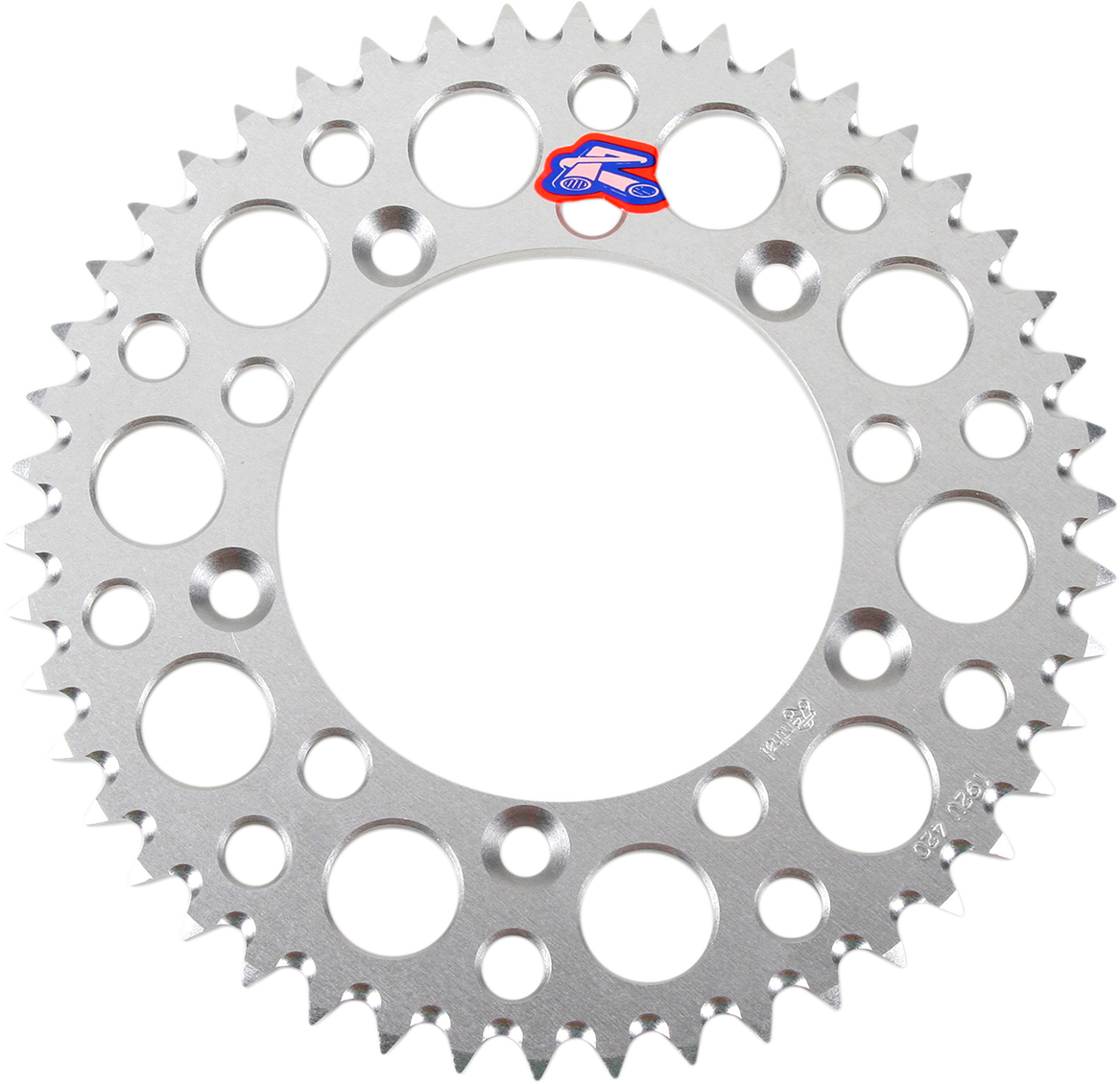 Renthal Rear Sprocket - Aluminum - 48 Tooth - Silver - Gas Gas/Husqvarna/KTM