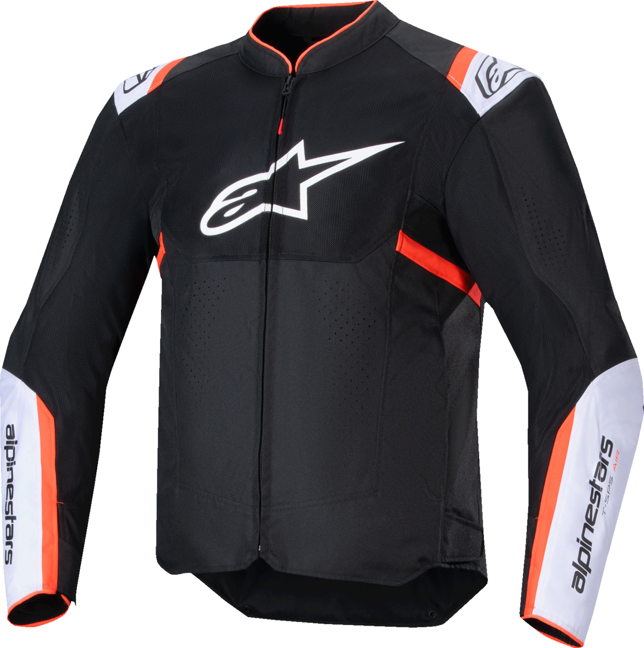 Alpinestars T-SPS Air V2 Jacket - Black/White/Red Fluo - 3XL