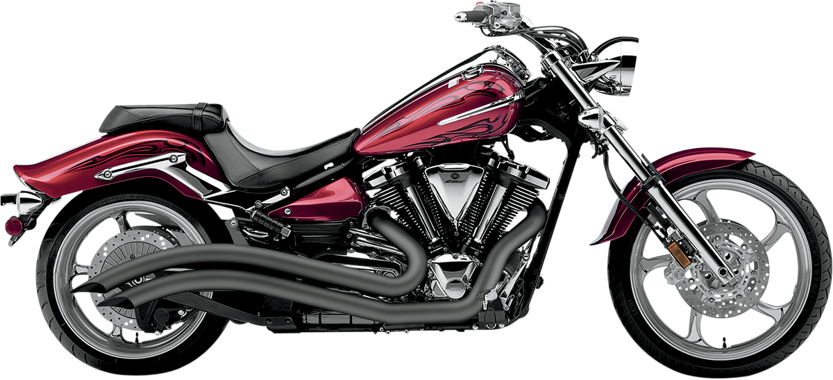 Cobra Speedster Swept Exhaust - Black - Raider